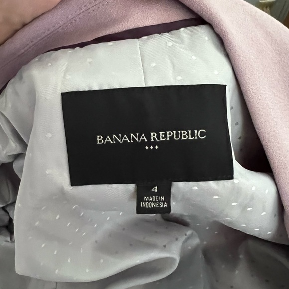 Banana Republic one button padded shoulder blazer - Picture 6 of 8